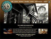 Tablet Screenshot of jamesbuchananhotel.com